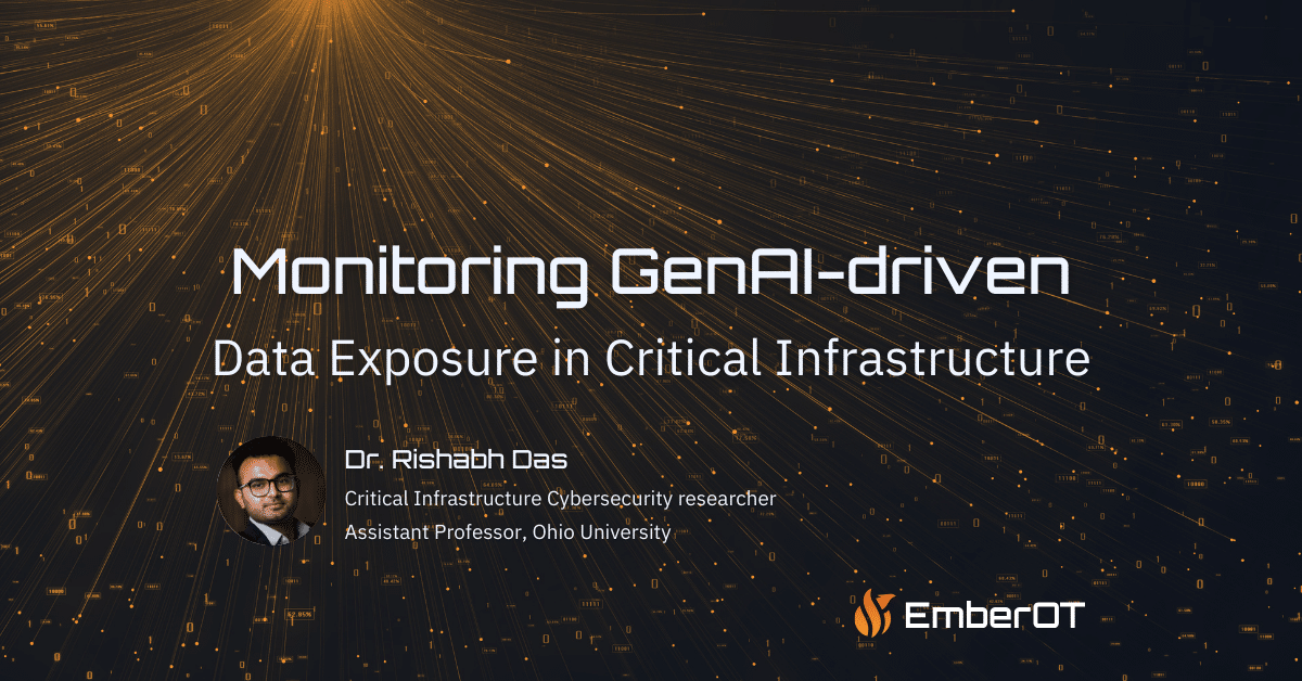 Monitoring GenAI-driven Data Exposure in Critical Infrastructure