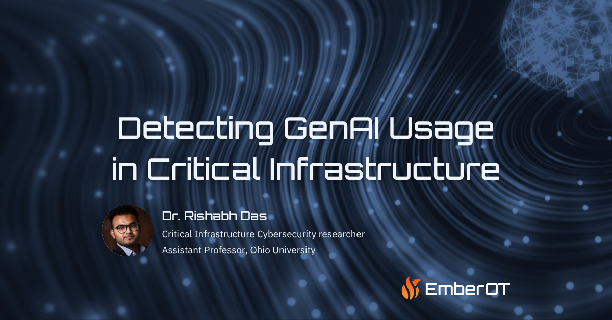 Detecting GenAI usage in critical infrastructure