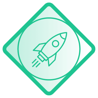 rocketship logo