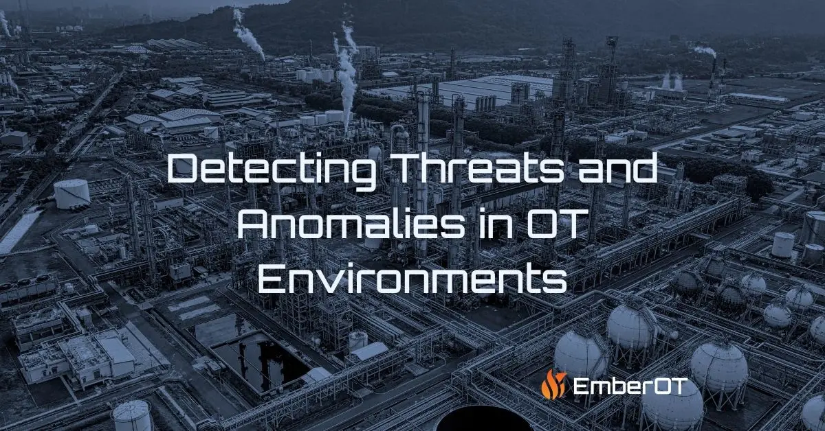 OT anomaly detection and threat detection